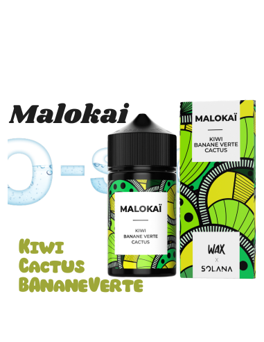 MALOKAI "Kiwi, Banane verte et Cactus" Wax - Solana 50ml