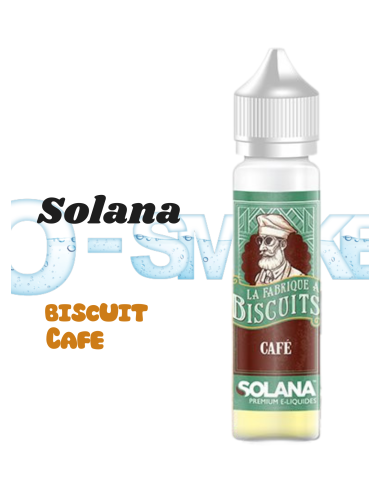 E-liquide La fabrique à biscuit Café Solana
