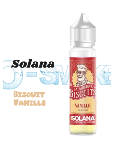 E-liquide La fabrique à biscuit Vanille Solana