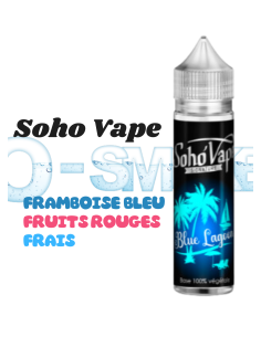 Blue lagoon "framboise bleu, fruit rouge, frais ... " VIP chez Osmoke