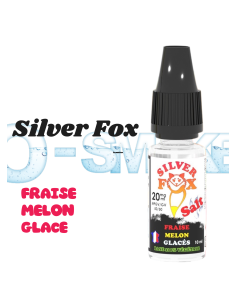 Silver Fox sel de nicotine "fraise banane glacé" puff saveur - VIP 10ml