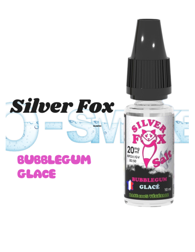Silver Fox sel de nicotine "bubblegum glacé" puff saveur - VIP 10ml