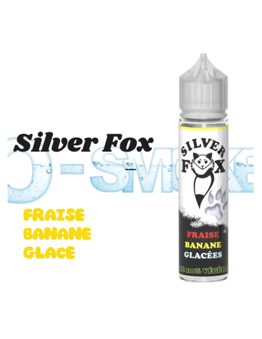 E-liquide Silver Fox "fraise banane glacé" - VIP 50ml