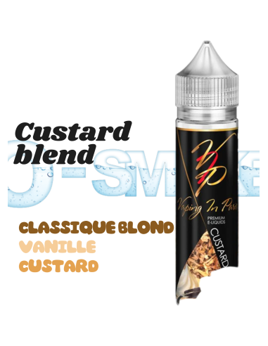 chez osmoke custard blend "classique blond, vanille, custard" - vap in paris