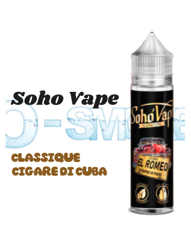 chez osmokeel romeo "classique, cigare di cuba" - vip 50ml- vap in paris