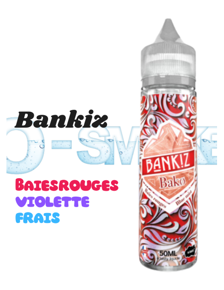 Bako "Baies rouges, violette, frais" - Etasty 50ml