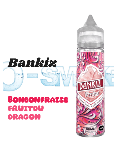 Bankiz - Freho "Bonbon fraise, fruit du dragon" - ETasty 50ml
