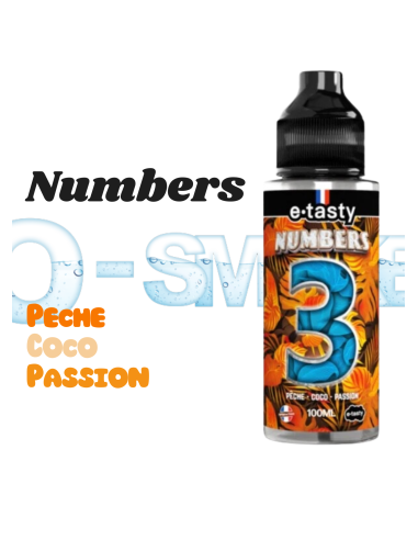 NUMBERS 3 "PÊCHE, COCO, PASSION" - 100ml Etasty