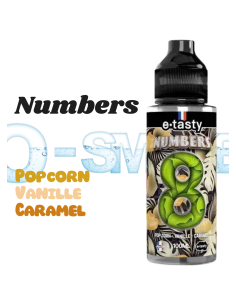 NUMBERS 8 "Pop corn, Vanille, Caramel" - 100ml Etasty