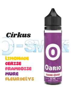 Oario "Limonade cerise, framboise, mûres, fleur de Lys" - Game Over Etasty 50ml