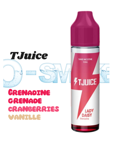 Lady Daisy "Grenadine, grenade, cranberries, vanille" 50ml - TJuice