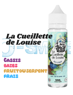 Bleu d'envie - Hiver "Cassis, baies, fruit du serpent, 5% frais" - La cueillette de Louise - Etasty 50 ML