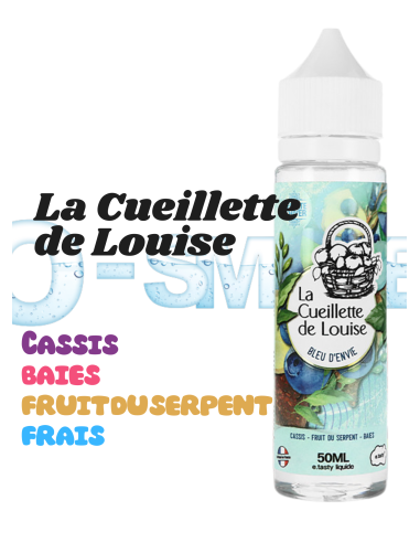 Bleu d'envie - Hiver "Cassis, baies, fruit du serpent, 5% frais" - La cueillette de Louise - Etasty 50 ML