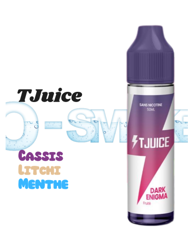 Dark Enigma "Cassis, Litchi, Menthe" 50ml - TJuice