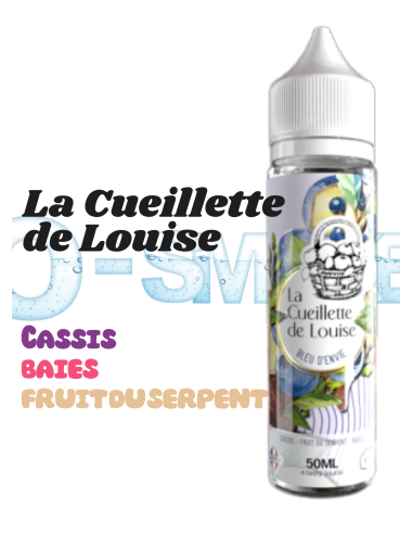 Bleu d'envie "Cassis, baies, fruit du serpent" - La cueillette de Louise - Etasty 50 ML Bleu d'envie "Cassis, baies, fruit du serpent" - La cueillette de Louise - Etasty 50 ML