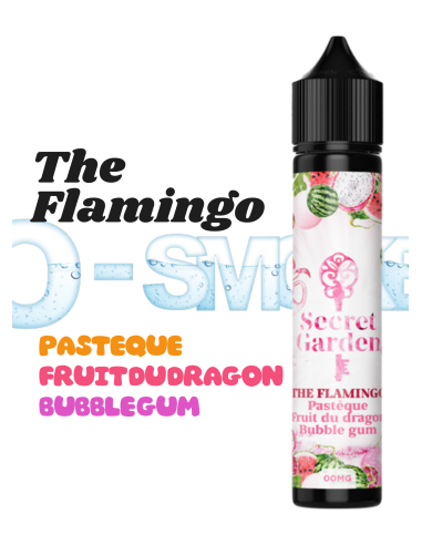 The Flamingo "Pastèque, Fruit du Dragon, Bubble Gum" 50ml Secret Garden - Secret's LAb
