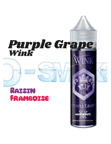 Purple Grape - "Raisin, Champagne" - Gamme WINK - Made in Vape