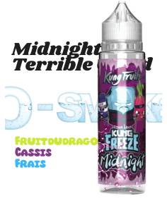 Midnight KUNGFREEZ "Fruit du dragon, Cassis, Frais" - Cloud vapor