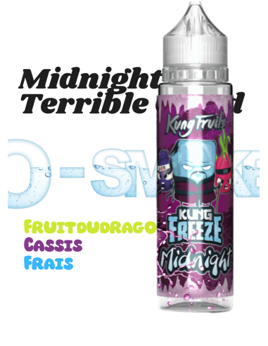Midnight KUNGFREEZ "Fruit du dragon, Cassis, Frais" - Cloud vapor