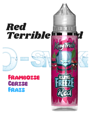 Red KUNGFREEZ "Framboise, Cerise, Frais" - Cloud vapor