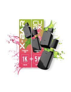 Cartouches CUB-X "Fraise, Kiwi" - X Bar