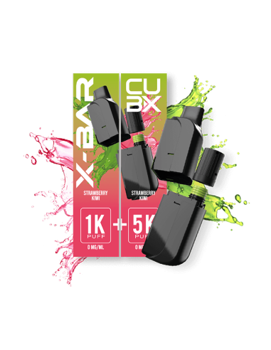 Cartouches CUB-X "Fraise, Kiwi" - X Bar