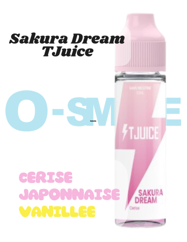 Sakura dream "Cerise Japonnaise vanillée" 50ml - TJuice