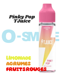 Pinky Pop "Limonade, Agrumes, Fruits rouges " 50ml - TJuice