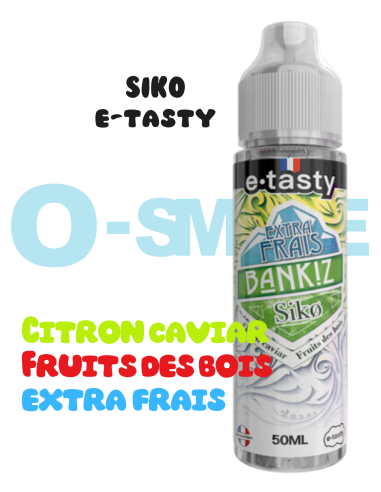 Siko Extra Frais 50ml Bankiz "Fruits des bois, Citron" - e.Tasty