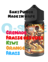 Baki punch "Grenade, Frais des bois, Kiwi, Orange, Frais" 100ml - Made in vape