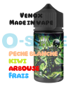 Venox "Pêche blanche, Arbouse, Kiwi, Frais" 100ml - Made in vape