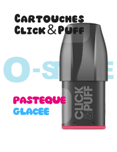 Cartouches Click & Puff "Pastèque Glacée" - X Bar