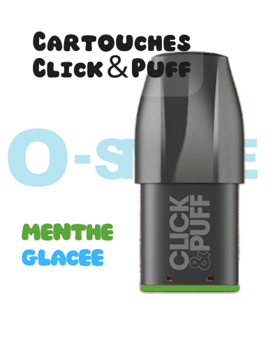 Cartouches Click & Puff "Menthe Glacée" - X Bar