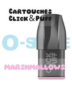 Cartouches Click & Puff "Marshmallow" - X Bar
