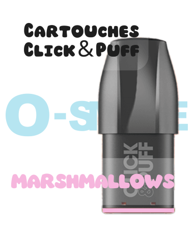 Cartouches Click & Puff "Marshmallow" - X Bar
