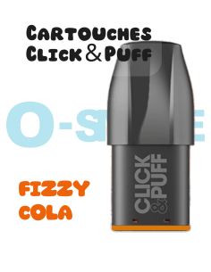 Cartouches Click & Puff "Fizzy Cola" - X Bar