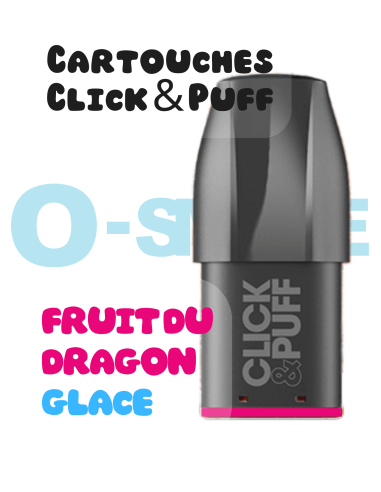 Cartouches Click & Puff "Fruit du Dragon, glacé" - X Bar