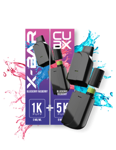Cartouches CUB-X "Myrtille Framboise" - X Bar