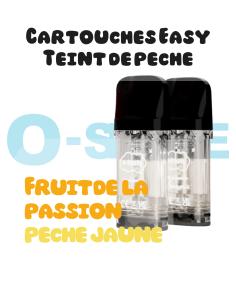 Cartouches EASY - Teint de Pêche "Passion, Pêche" X2 "E.tasty