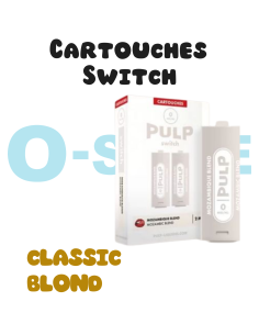 Cartouches SWITCH "Mozambique Blend - Classic blond" (X2) - PULP