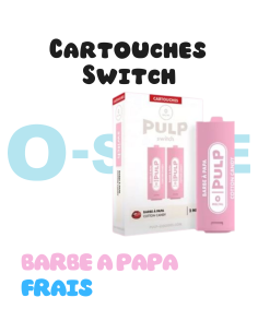 Cartouches SWITCH "Barbe à Papa" (X2) - PULP