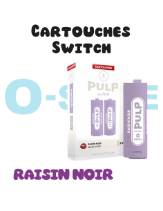 Cartouches SWITCH "Raisin Noir" (X2) - PULP