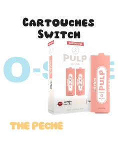 Cartouches SWITCH "Thé Pêche" (X2) - PULP