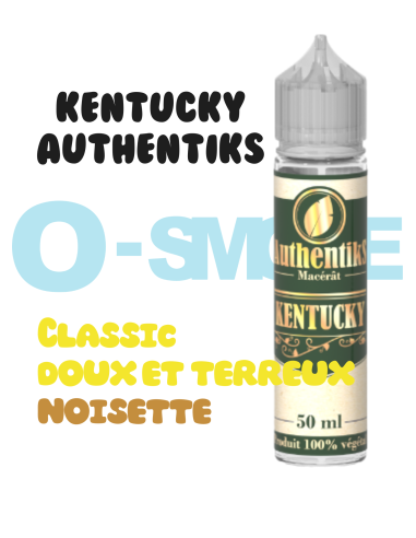 Kentucky "Classic doux et terreux, Noisette" - Authentiks by VIP 50ml