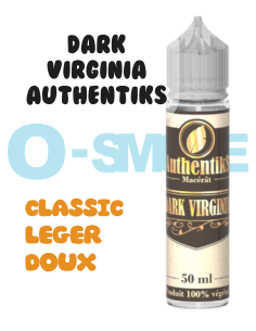 Dark Virginia "Classic léger, doux" - Authentiks by VIP 50ml