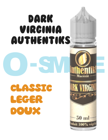 Dark Virginia "Classic léger, doux" - Authentiks by VIP 50ml