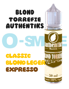 Blond torréfié "Classic blond léger, expresso" - Authentiks by VIP 50ml