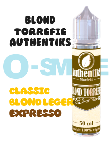 Blond torréfié "Classic blond léger, expresso" - Authentiks by VIP 50ml
