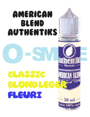 American Blend "Classic blond léger, fleuri" - Authentiks by VIP 50ml