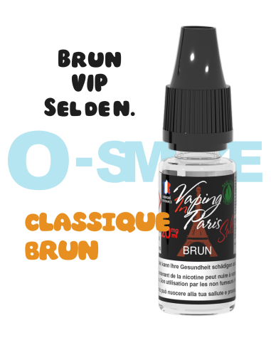 Brun - "Classique brun" sel de nicotine - 10ml VIP